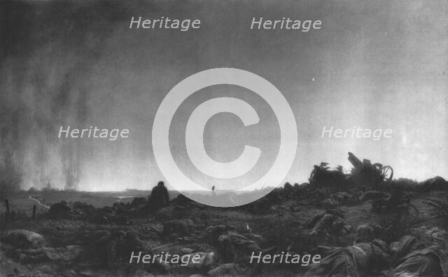 ''Le Crepuscule sur le Champ de Bataille', 1914. Creator: J Simont.