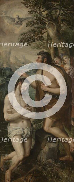 The Baptism of Christ, 1574. Creator: Martin de Vos.