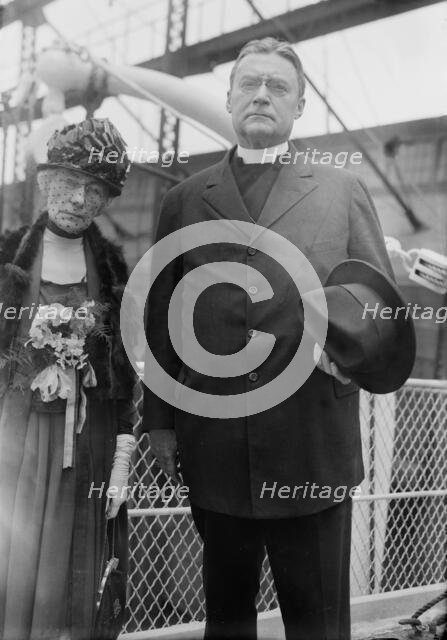 Bishop Burch & wife, between c1915 and c1920. Creator: Bain News Service.