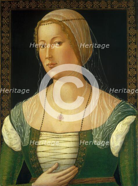 Portrait of a Young Woman, c. 1508. Creator: Girolamo di Benvenuto.
