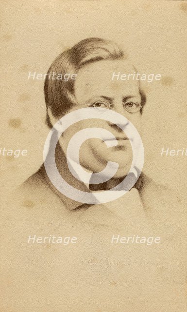 Portrait of Heinrich Marschner (1795-1861), Early 1860s.