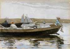 Boys in a Dory, 1873. Creator: Winslow Homer.