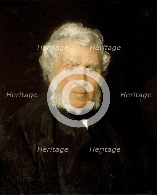 Portrait of Robert Walter Weir, c1885. Creator: Julian Alden Weir.