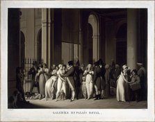 Galeries du Palais-Royal, 1809. Creator: Louis Leopold Boilly.