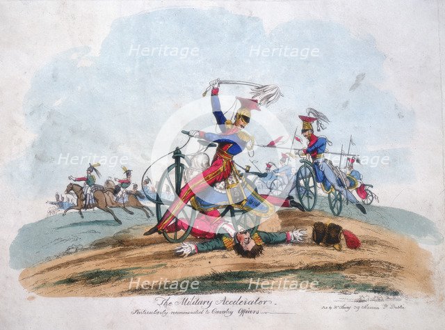 'The Military Accelerator - Particularly Recommended to Cavalry Officers', c1820. Artist: Unknown