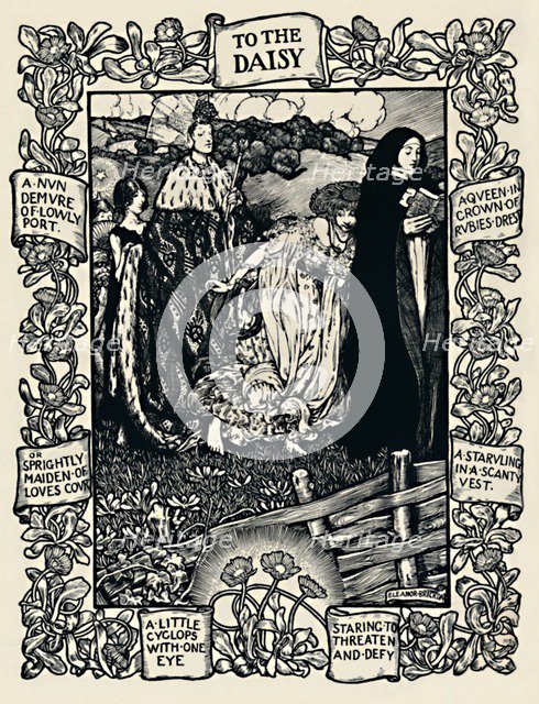 'Illustration to Wordsworth's Poem To The Daisy, No. 2', 1923. Artist: Eleanor Fortescue-Brickdale.