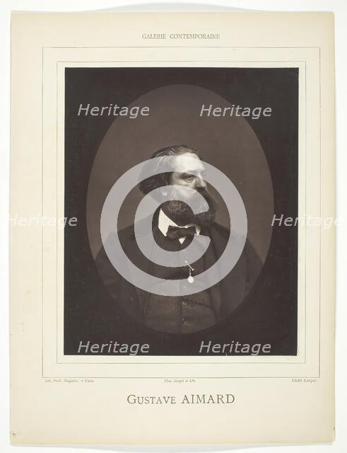 Gustave Aimard, c. 1876. Creator: Etienne Carjat.