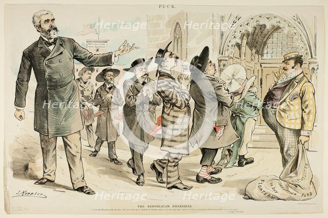 The Republican Pharisees, from Puck, n.d. Creator: Joseph Keppler.