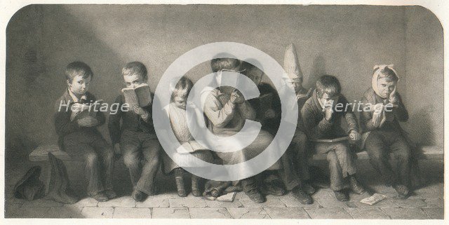 'The Frown', 1842, (1917). Artist: Thomas Webster.