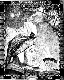 Dante Alighieri, medieval Italian poet, 1921.  Artist: Aleksandr Golovin