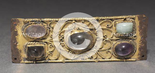 Decorative Plaque, Probably from a Reliquary Shrine, c. 1200. Creator: Unknown.