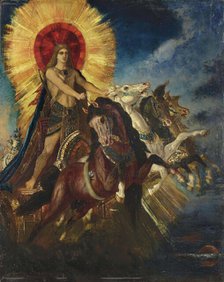 Le char d'Apollon ou Phébus-Apollon. Creator: Moreau, Gustave (1826-1898).