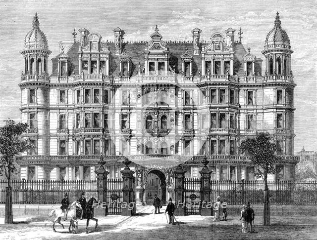 New buildings, Temple Gardens, 1880. Creator: Unknown.