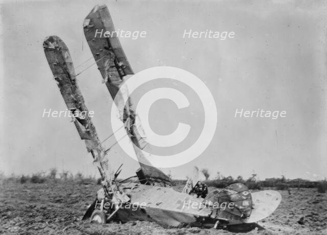 German plane, Flanders, between c1915 and c1920. Creator: Bain News Service.
