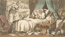 The Antiquary's Last Will and Testament (The English Dance of Death, plate 2), Ap..., April 1, 1814. Creator: Thomas Rowlandson.