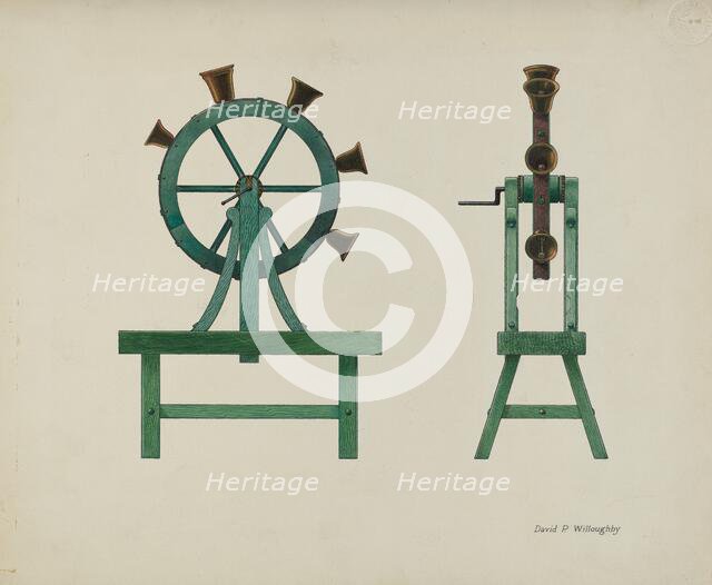 Altar Chimes, c. 1936. Creator: David P. Willoughby.