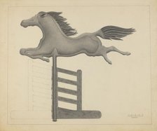 Horse Weather Vane, 1935/1942. Creator: Filippo Porreca.