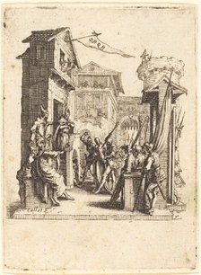 Christ before Caiaphas, c. 1624/1625. Creator: Jacques Callot.