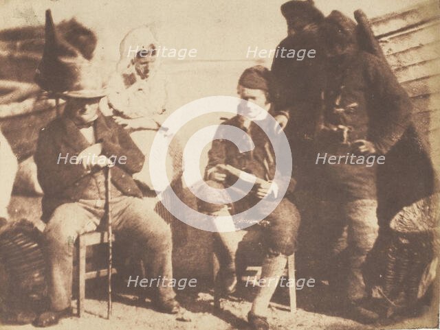 Newhaven Group, 1843-47. Creators: David Octavius Hill, Robert Adamson, Hill & Adamson.