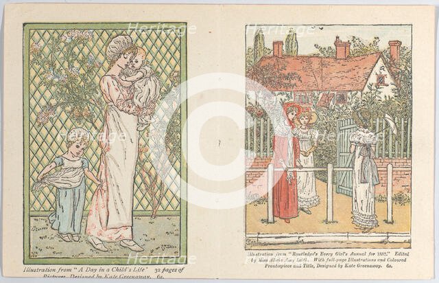 Valentine, 1882. Creator: Catherine Greenaway.