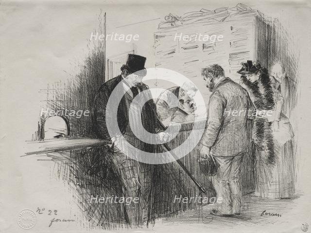 Chez lHuissler. Creator: Jean Louis Forain (French, 1852-1931).