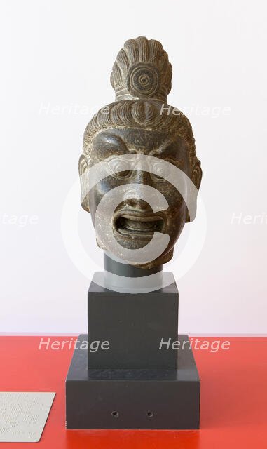Head of a Guardian King, n.d., style of Tang dynasty (618-907). Creator: Unknown.