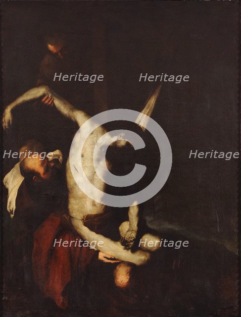 The Descent from the Cross. Artist: Giordano, Luca (1632-1705)