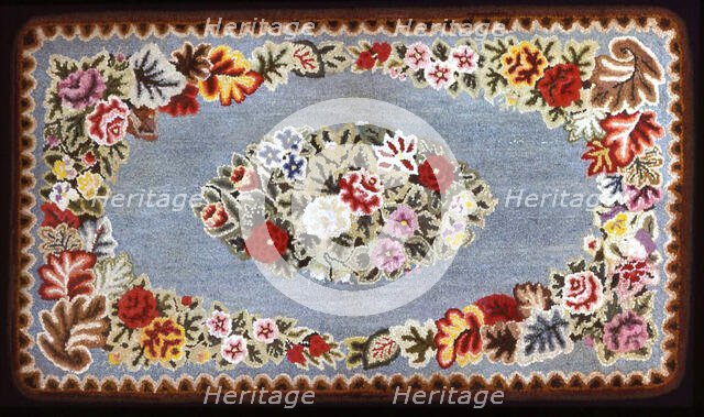 Rug, United States, 19th century. Creator: Unknown.