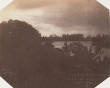 View from the Government House, Barrackpore, 1858. Creator: Unknown.