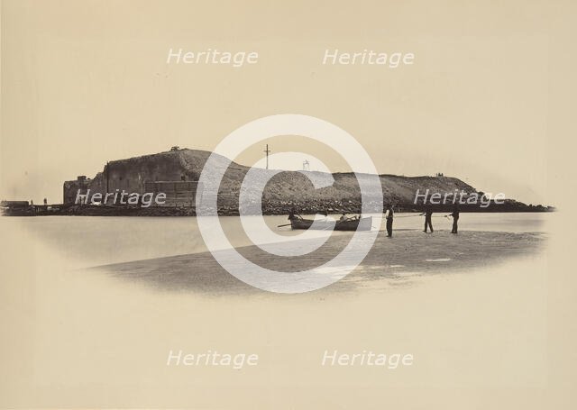 Fort Sumpter, 1860s. Creator: George N. Barnard.