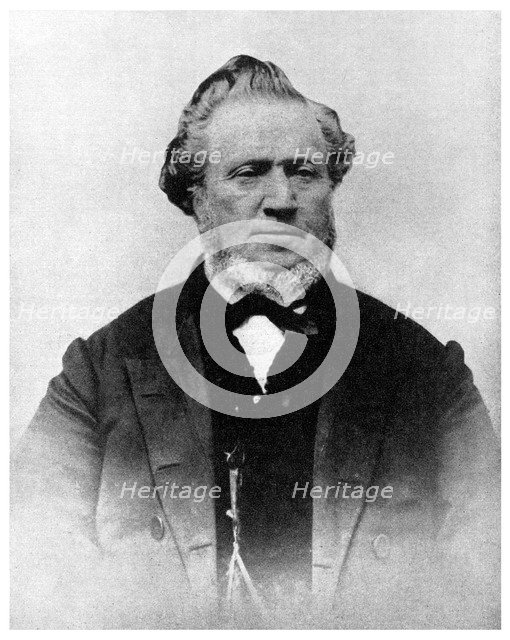 Brigham Young, American Mormon leader, 19th century (1956). Artist: Unknown