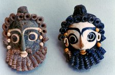 Carthaginian masks, Tunisia, 4th-3rd century BC. Artist: Unknown