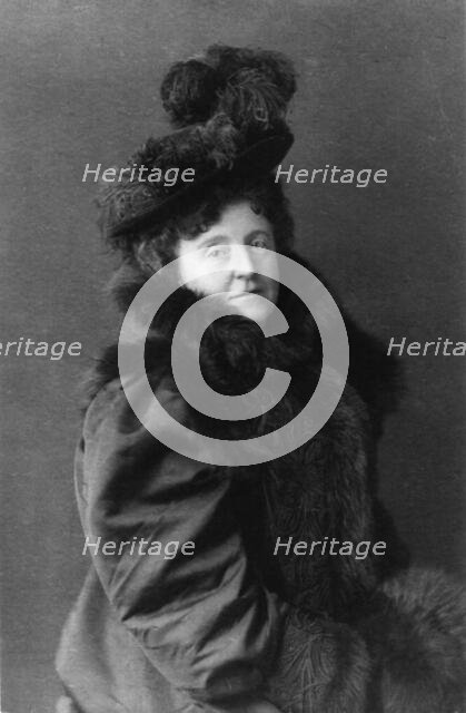 Frances (Hodgson) Burnett, 1849-1924, between 1890 and 1910. Creator: Frances Benjamin Johnston.