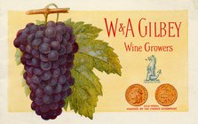 W&A Gilbey wine growers, 19th century. Artist: Unknown