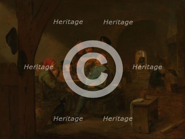 Drinking Bout in a Tavern, c.1700. Creator: Unknown.