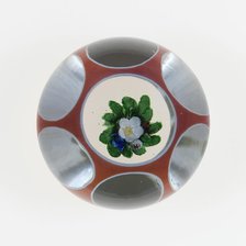 Paperweight, Saint-Louis, c. 1848-55. Creator: Saint-Louis Glassworks.