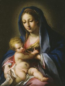 Virgin and Child, 1645-1713. Creator: Follower of Carlo Maratti.