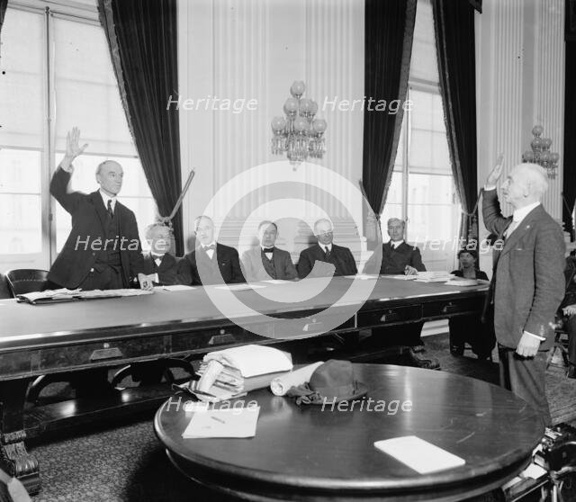 Vocational training hearing, between 1910 and 1920. Creator: Harris & Ewing.