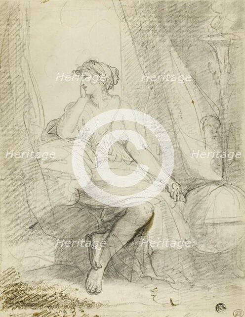 Seated Woman, n.d. Creator: John Hoppner.