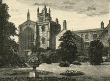 'The College Chapel, from the Warden's Gardens', 1898. Creator: Unknown.