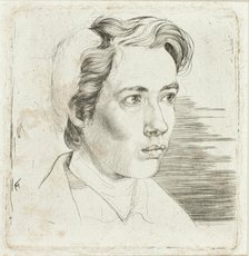 Portrait of the Artist's Student Maisonneuve, 1824. Creator: Eugen Eduard Schäffer.