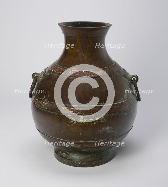 Wine Jar (Hu), Eastern Zhou dynasty, Warring States period or Western Han dynasty, 3rd/2nd cent. B.C Creator: Unknown.