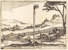 The Vigilant Eye, 1628. Creator: Jacques Callot.