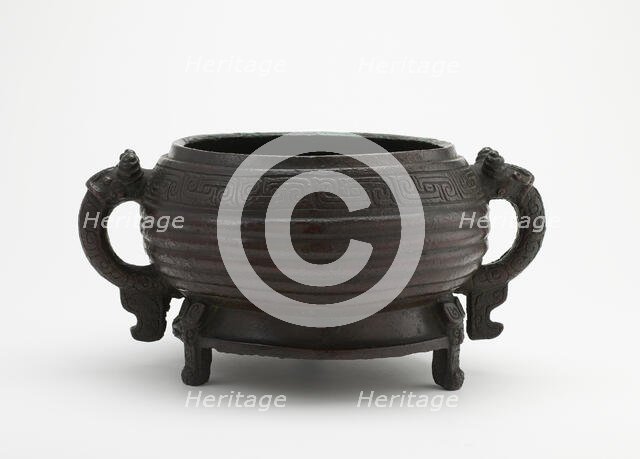 Ritual grain server (gui), Western Zhou dynasty, 9th-8th century BCE. Creator: Unknown.