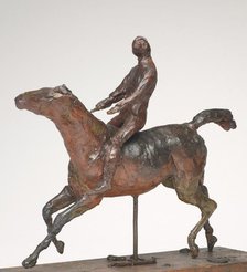 Jockey, mid 1870s. Creator: Edgar Degas.