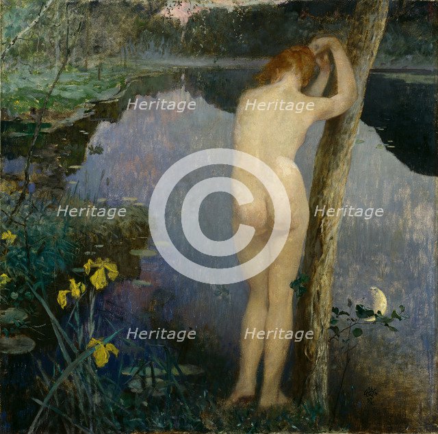 Nocturne. Artist: Peterssen, Eilif (1852-1928)