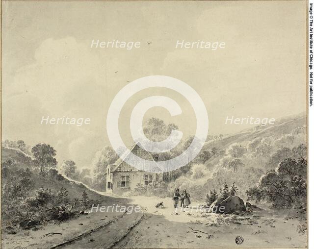 Outside of Haarlem, 1833. Creator: Jan Pieter Waterloo.