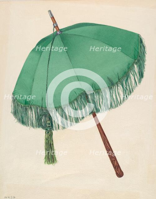 Parasol, 1935/1942. Creator: Virginia Berge.