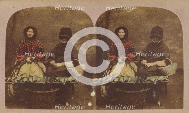 The Fish Mongers, about 1860. Creator: SE Poulton.