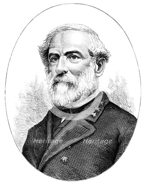 General Robert E Lee (1807-1870), American general. Artist: Unknown